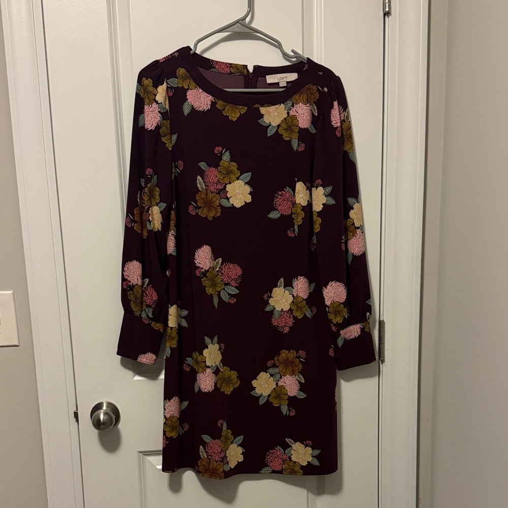 LOFT Long Sleeve Dress